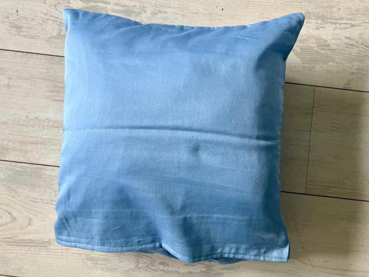 Set van 6 Lichtblauwe Kussenhoezen - 40x40 cm, Huis en Inrichting, Woonaccessoires | Kussens, Nieuw, Blauw, Vierkant, Ophalen of Verzenden