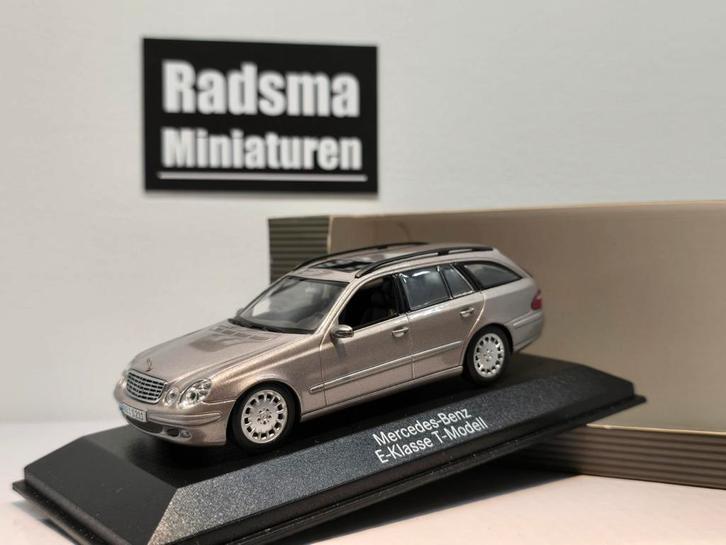 Mercedes-Benz E-Klasse Combi W211 - 1:43 Minichamps dealer, Hobby en Vrije tijd, Modelauto's | 1:43, Zo goed als nieuw, Auto, MiniChamps