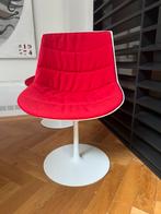 MDF Italia flow chair color 82x53x55, Twee, Stof, Wit, Zo goed als nieuw