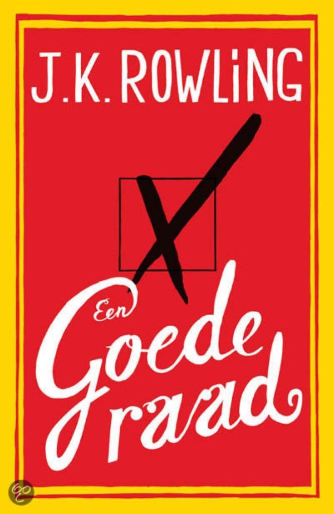 Boek: Een Goede Raad van J.K. Rowling, Boeken, Romans, Zo goed als nieuw, Europa overig, Ophalen of Verzenden