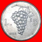 Ⰶ TORCH (1946-1950): ITALY 5 LIRAS 1948R MINT LUSTRE!, Verzenden, Italië, Losse munt