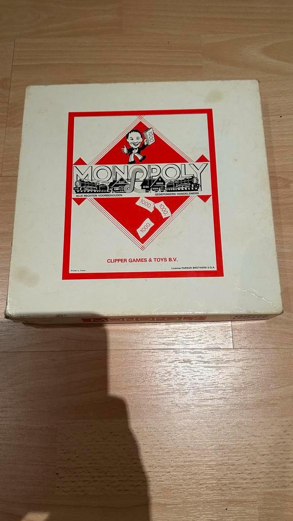 Vintage Monopoly (Guldens!), Hobby en Vrije tijd, Gezelschapsspellen | Bordspellen, Gebruikt, Drie of vier spelers, Ophalen