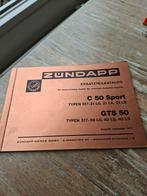 Zundapp onderdelen boek origineel, Ophalen of Verzenden, Gebruikt, Overige typen