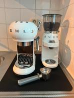 SMEG Espressomachine én SMEG bonenmaler, 10 kopjes of meer, Koffiebonen, Ophalen of Verzenden, Afneembaar waterreservoir