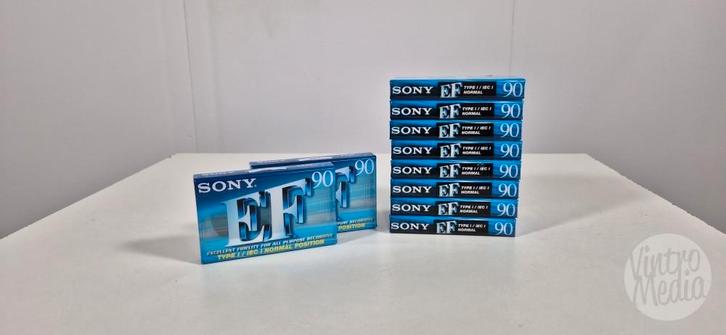 Sony EF90 Cassettebandje | Tape | 90 Minuten | Nieuw, Cd's en Dvd's, Cassettebandjes, Nieuw in verpakking, Onbespeeld, Overige genres