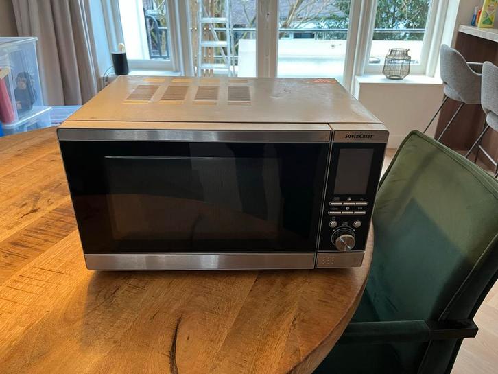 Silvercrest Magnetron - Goed Onderhouden, Witgoed en Apparatuur, Magnetrons, Gebruikt, Vrijstaand, Magnetron, 45 tot 60 cm, Draaiplateau