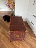 Prachtige grote rieten opbergmand  opbergkist, Huis en Inrichting, Woonaccessoires | Kisten, Ophalen, Overige materialen, 100 tot 150 cm