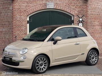 Fiat 500 0.9 TwinAir Lounge cappuccino , airco , panoramadak beschikbaar voor biedingen
