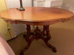 Antieke Tafel met Gedetailleerd Onderstel, Ophalen of Verzenden