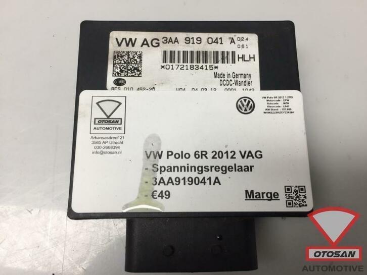 vw polo 6r vag spanningsregelaar 3aa919041a, Auto-onderdelen, Elektronica en Kabels, Volkswagen, Gebruikt, Ophalen of Verzenden