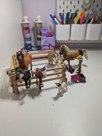 Schleich set met accessoires, Ophalen of Verzenden, Gebruikt