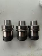 3x  HSK F63 Houders voor CNC machines, Ophalen of Verzenden, Zo goed als nieuw