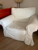 Ektorp fateuil wit, Huis en Inrichting, Fauteuils, Ophalen, Zo goed als nieuw