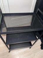 Ikea trolley - Keuken/Beauty Salon, Huis en Inrichting, Ophalen, Gebruikt, Zwart, Metaal