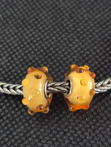 Trollbeads Trollbead Brown buds retired  beschikbaar voor biedingen