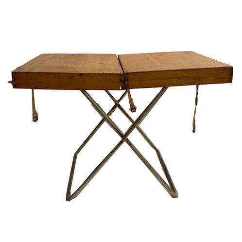 Vintage SCHILDERSKOFFER tafel antieke koffer behangtafeltje, Hobby en Vrije tijd, Schilderen, Gebruikt, Ezel, Ophalen of Verzenden