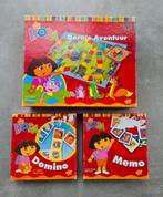 Dora spellenpakket (Dora's avontuur, memo, domino), Gebruikt, Ophalen of Verzenden, Nickelodeon