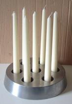 Kandelaar Kaarsenhouder ook voor waxinelichtjes Aluminium, Overige materialen, Gebruikt, Ophalen of Verzenden, Kandelaar