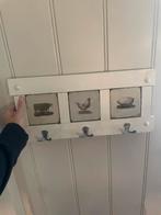 Landelijke kapstok met koe kip en varken, Zo goed als nieuw, Minder dan 100 cm, Hout, Ophalen