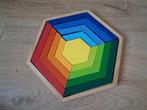 Houten mozaïek puzzel Montessori, Kinderen en Baby's, Speelgoed | Kinderpuzzels, 2 tot 4 jaar, 10 tot 50 stukjes, Ophalen of Verzenden