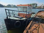 sleep en duwboot, stoer bootje, Watersport en Boten, Ophalen, Gebruikt, Staal, Binnenboordmotor