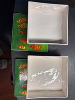 2 Keramieken Dozen - DacArt Schoonhoven, Huis en Inrichting, Gebruikt, Porselein of Keramiek, Schaal, Vierkant