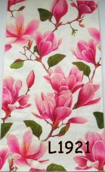 Servetten decoupage/bullet journal –  NIEUW L1921 beschikbaar voor biedingen