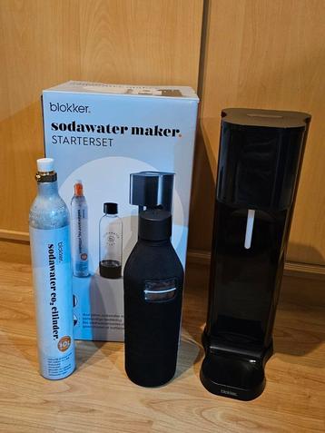 Sodawater maker bruiswater machine met glazen fles beschikbaar voor biedingen