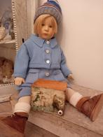 Antiek houten muziek doosje met slinger en afbeeldingen, Antiek en Kunst, Antiek | Speelgoed, Ophalen of Verzenden