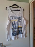 Herenshirt maat XL zonder mouw, Ophalen of Verzenden, Zo goed als nieuw, Maat 56/58 (XL), Wit