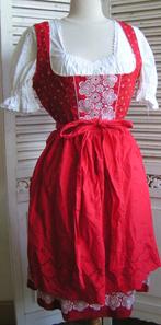tiroler dirndl jurk en schort maat 40 nr RR 717, Maat 38/40 (M), Carnaval, Ophalen of Verzenden, Zo goed als nieuw