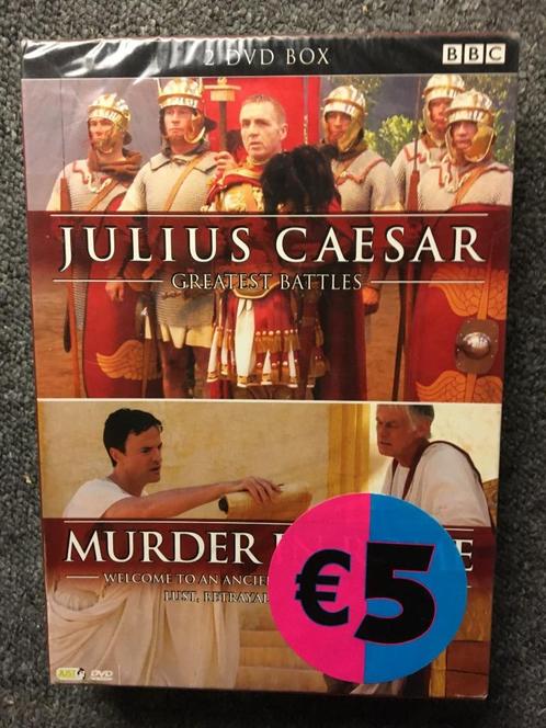 2 DVD Box: Julius Caesar / Murder in Rome BBC Docu drama, Cd's en Dvd's, Dvd's | Tv en Series, Nieuw in verpakking, Overige genres