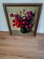 Kleurrijk schilderij stilleven, Antiek en Kunst, Ophalen of Verzenden