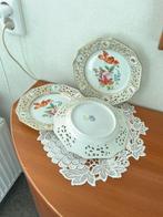3bordjes met opengewerkte randen., Ophalen of Verzenden
