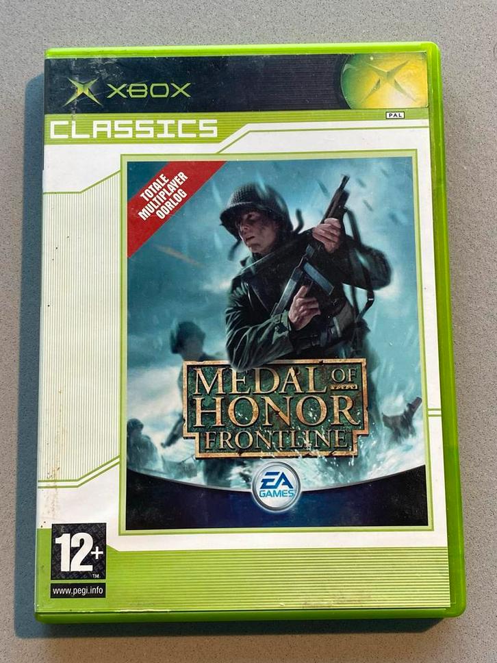 Medal of Honor Frontline - Xbox Classics, Spelcomputers en Games, Games | Xbox Original, Gebruikt, Shooter, 3 spelers of meer