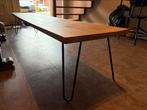 Eiken Tv-meubel of plank (500x2300x325mm) met hairpin-poten, Huis en Inrichting, Ophalen, Zo goed als nieuw