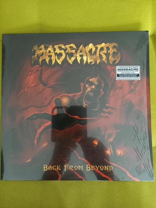 MASSACRE: Back from beyond LP, Cd's en Dvd's, Vinyl | Hardrock en Metal, Zo goed als nieuw, Ophalen of Verzenden