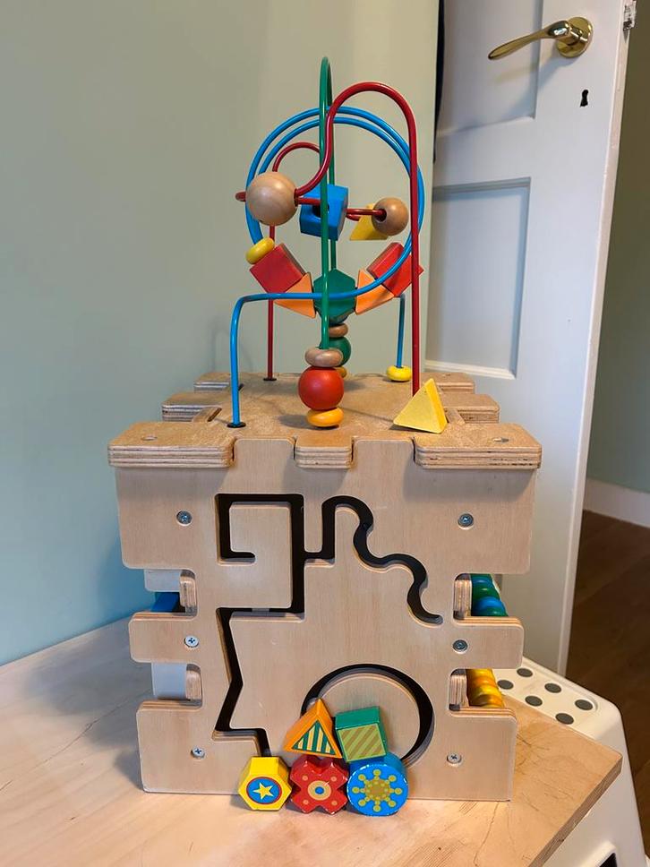 KidKraft Activiteitenkubus - Hele goede staat!, Kinderen en Baby's, Speelgoed | Educatief en Creatief, Zo goed als nieuw, Knutselen