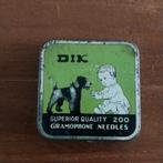 grammofoon naalden blikje, Ophalen of Verzenden, Gebruikt, Overige, Overige merken