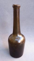 Om 1750-1800 Klein Langnek Fles Flesje Wijnfles Diepe Ziel, Ophalen of Verzenden