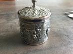 Verzilverd theebusje, Antiek en Kunst, Ophalen, Zilver