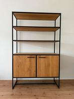 Toffe boekenkast met deuren met industriële look, Ophalen, Met deur(en), 100 tot 150 cm, Zo goed als nieuw