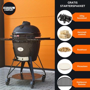 Keij Kamado Pro Large 21inch - Black Edition Compleet ACTIE! beschikbaar voor biedingen