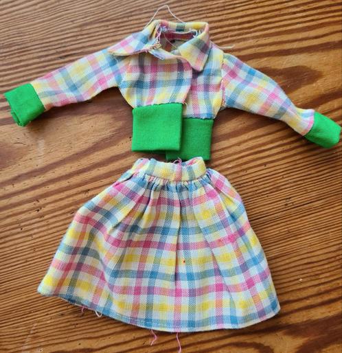 Vintage ROK met JASJE Barbie fashiondoll ca.1965, Verzamelen, Poppen, Gebruikt, Kleertjes, Ophalen of Verzenden