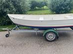 Verhoef aluminium visboot toerboot sportboot, Ophalen, Tot 10 pk, Aluminium, Zo goed als nieuw