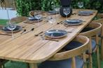 Nieuw uit voorraad | Fonteyn Tuinset Sanjo-Rixos, 6 zitplaatsen, Nieuw, Ophalen of Verzenden, Tuinset