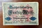 Oude Duitse 50 Mark Bankbiljet - 1914 (7 stuks), Postzegels en Munten, Bankbiljetten | Europa | Eurobiljetten, Ophalen, Duitsland
