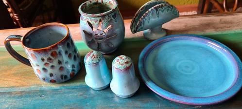 Blauwe Keramiek Set - Zo Goed Als Nieuw!, Antiek en Kunst, Antiek | Keramiek en Aardewerk, Ophalen