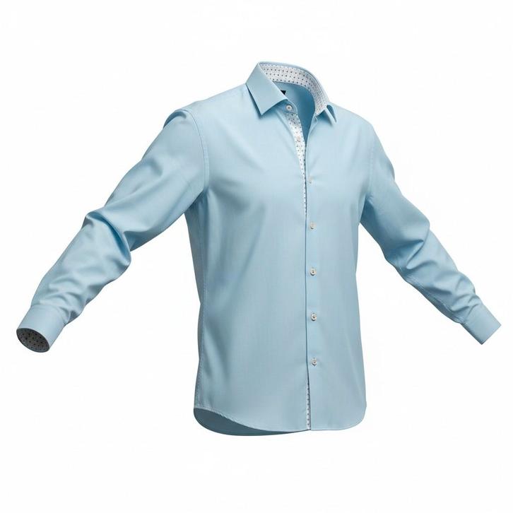 ✨️THE BLUEPRINT Lichtblauw Overhemd - Met BUNDELKORTING‼️✨️, Kleding | Heren, Overhemden, Zo goed als nieuw, Halswijdte 39/40 (M)