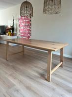 Eettafel eiken 200x90cm, Huis en Inrichting, Zo goed als nieuw, 150 tot 200 cm, Rechthoekig, 50 tot 100 cm